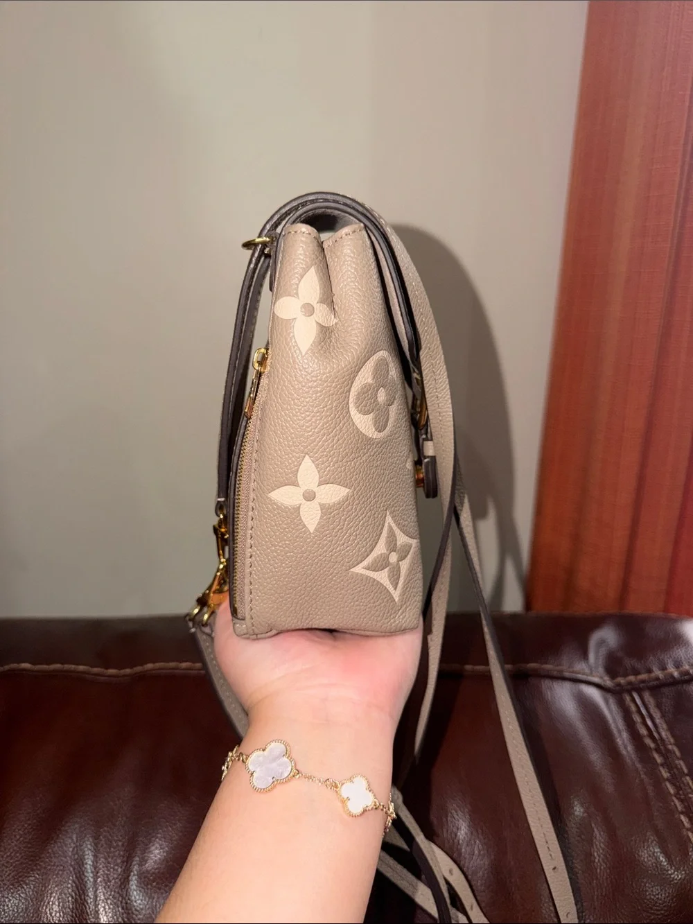 ‼️Authentic Louis Vuitton Empreinte Monogram Gaint Leather Small Backpack